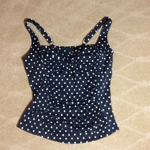Swim 365 NWOT Ruched Swim Top, 18